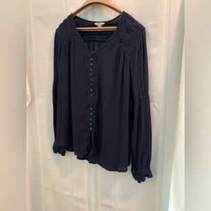 Navy blouse from Bass